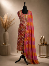 Pink Shimmer Tissue Suit