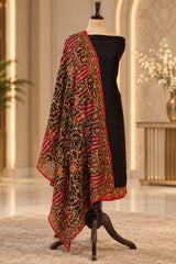 Black Opara Silk Suit