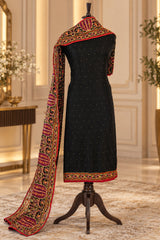 Black Opara Silk Suit