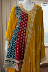 Mustard Chinnon Sharara Set