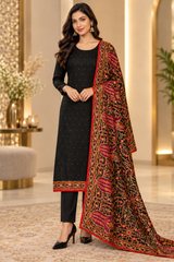 Black Opara Silk Suit