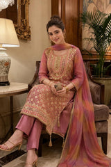 Pink Shimmer Tissue Suit