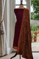 Maroon Opara Swarovski Suit