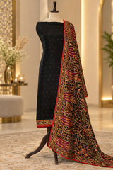Black Opara Silk Suit